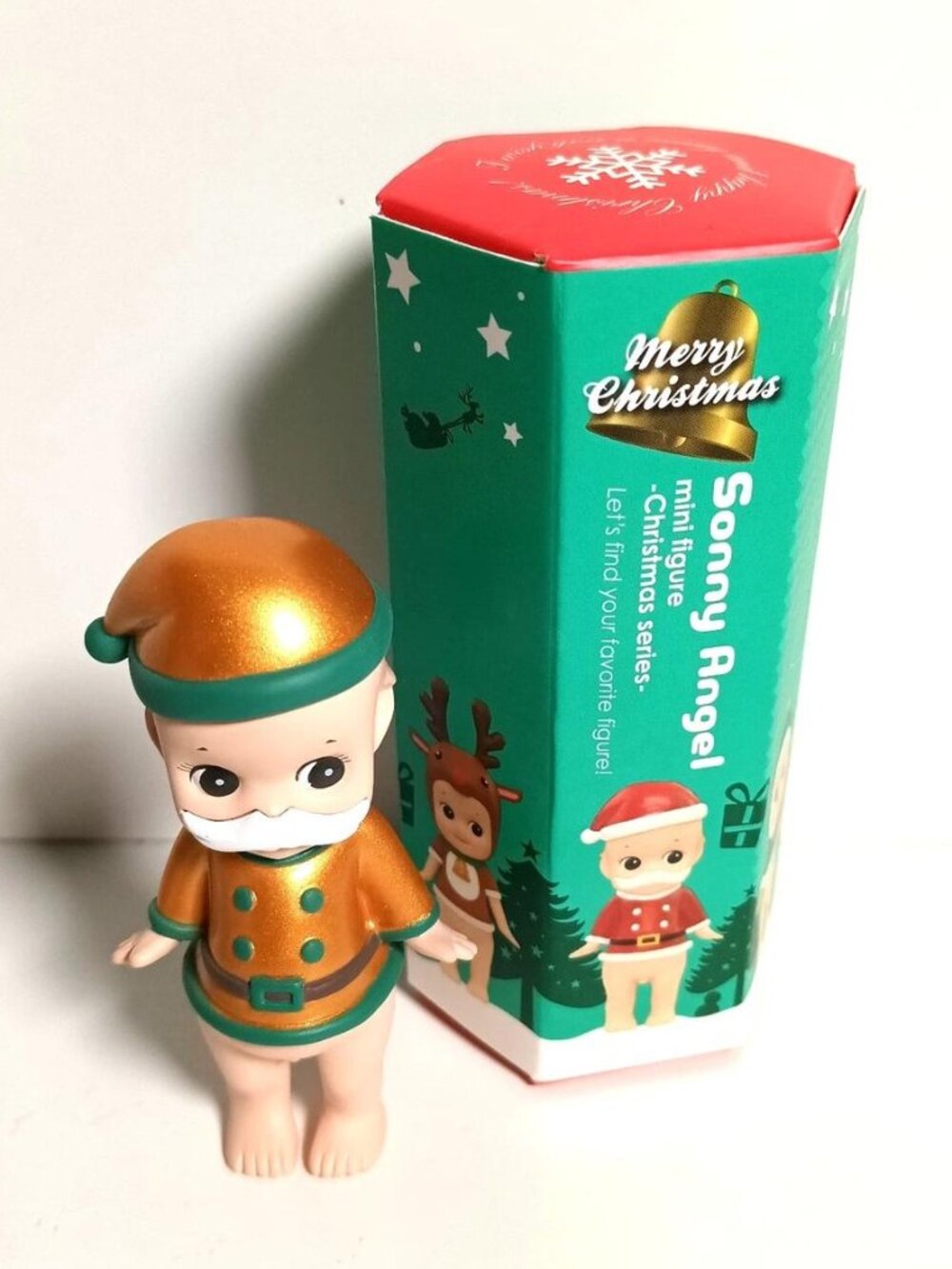 Sonny Angel 2012 Christmas Lucky Draw Santa Limited Gold Color Figure Rare